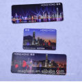 2016 custom cheap good quality made quality Hongkong tourist souvenir paper fridge magnets&magnets fridge